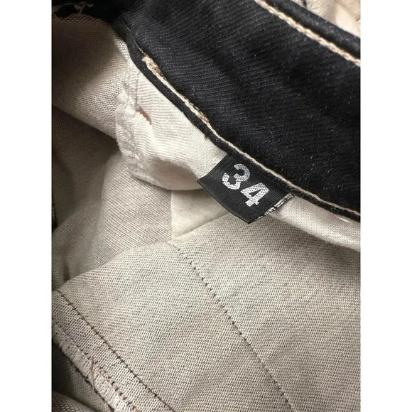 True Religion mens Black Joey Super T Straight Leg Denim Jeans Size 34 - Picture 6 of 8